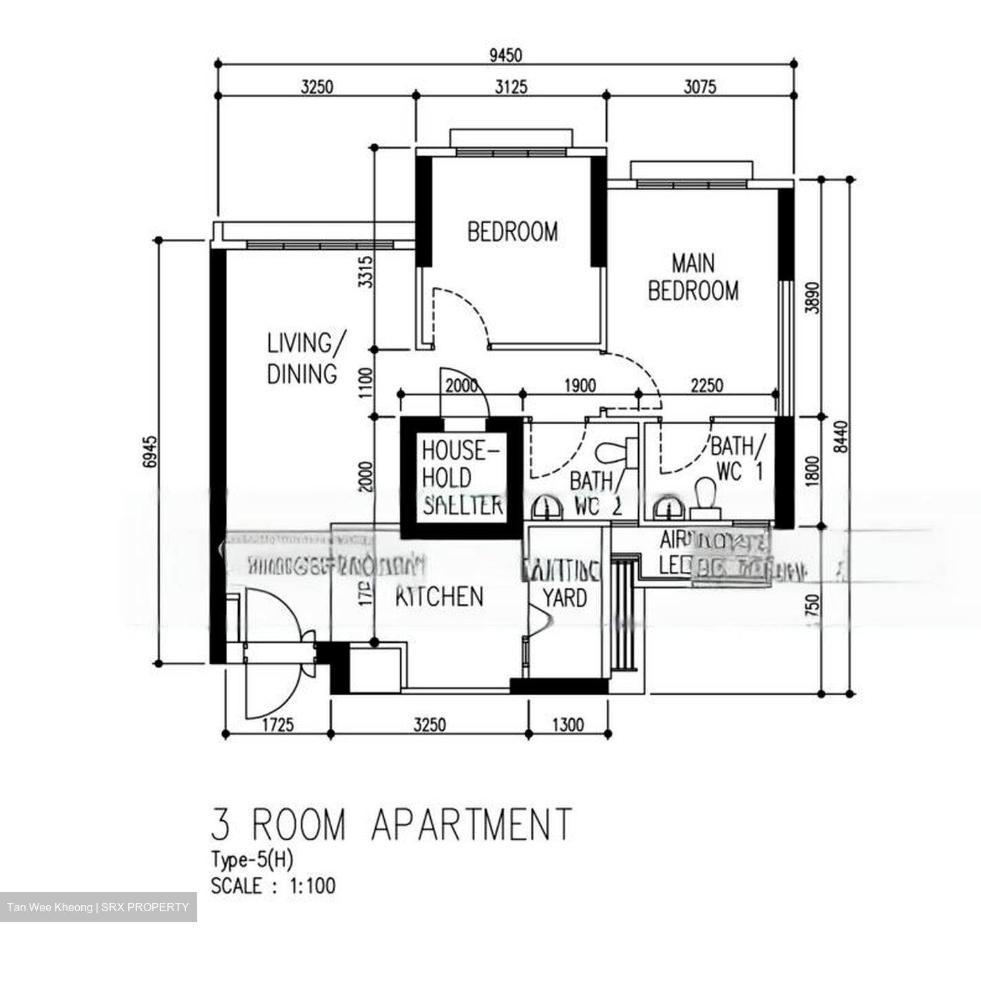 Blk 93A Telok Blangah Parcview (Bukit Merah), HDB 3 Rooms #479338621